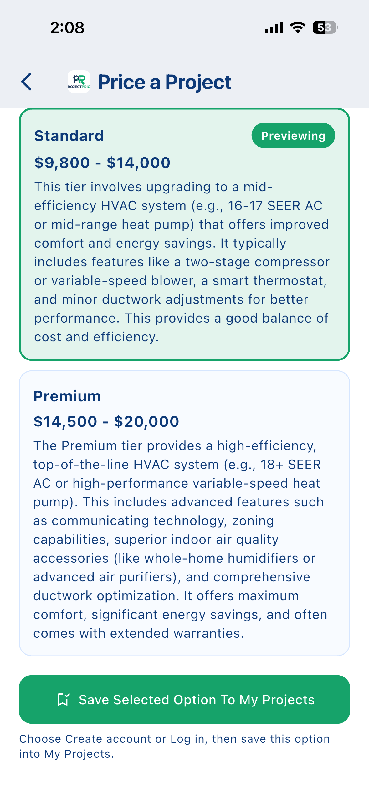 HVAC replacement project in progress